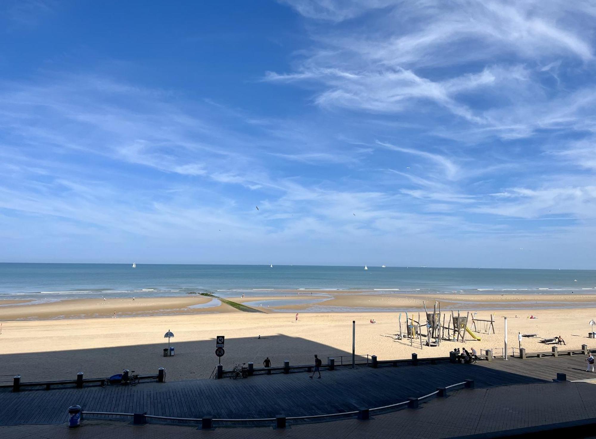 Panoramic Seaview Apartment With Free Private Garage ออสเทนด์ ภายนอก รูปภาพ
